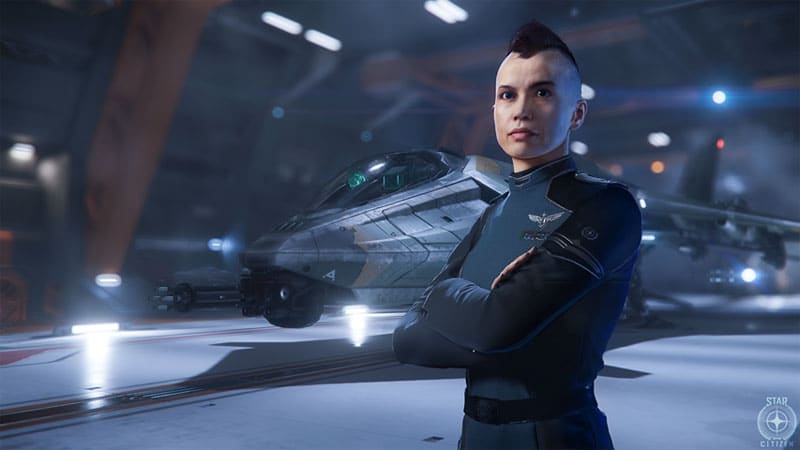 Nayara Fell, indicatif Pusher pilote uee dans squadron 42